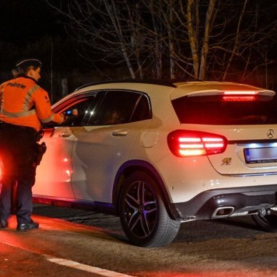 alcoholcontrole in het donker