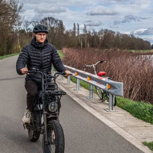 man op fatbike
