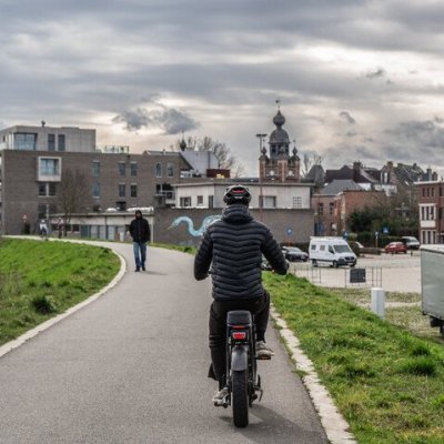 man op fatbike