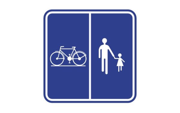 verkeersbord voorbehouden weg